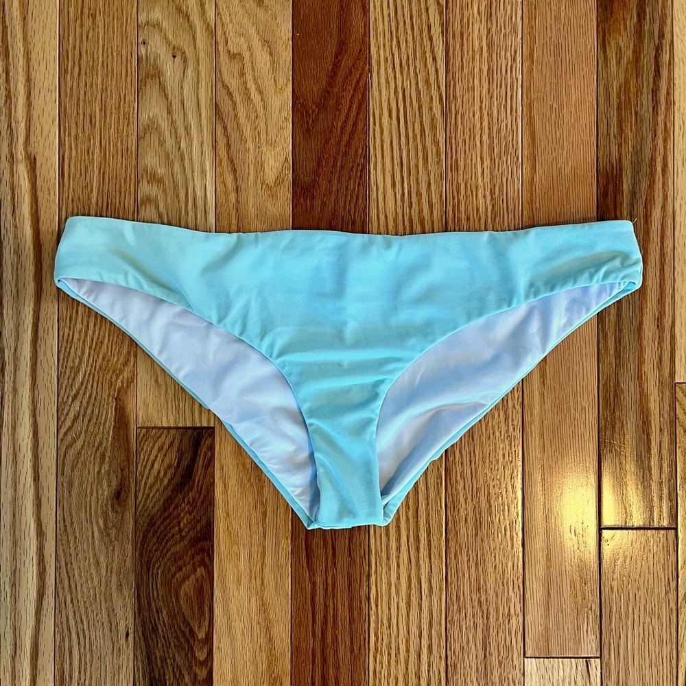 VS PINK Mint Bikini Bottom, Size Large